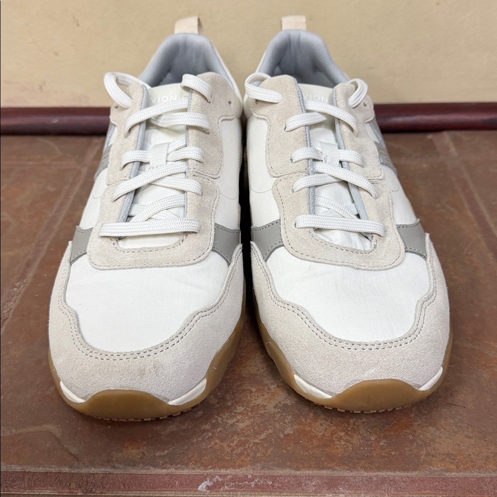 Veja Women's Cream and Gray Sneakers Size 11 - Picture 4 of 11